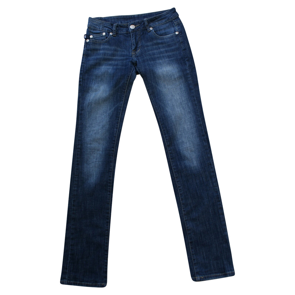 Victoria Beckham For Rock & Republic Jeans en Coton en Bleu