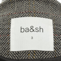 Bash Jacke/Mantel aus Wolle in Grau