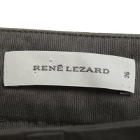 René Lezard Pantalon en coton en gris
