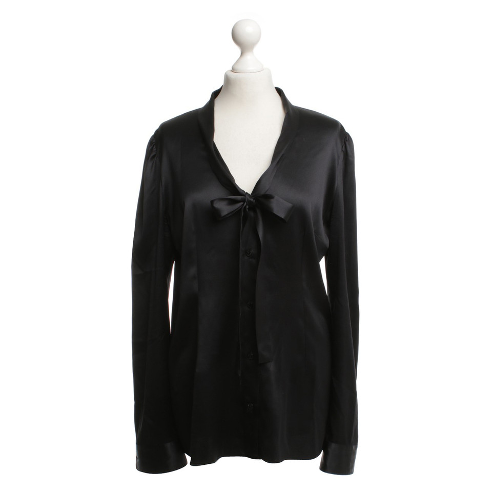 Dolce & Gabbana Zijden blouse in zwart