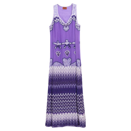 Missoni Kleid aus Viskose in Violett