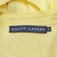 Ralph Lauren Oberteil aus Seide in Gelb