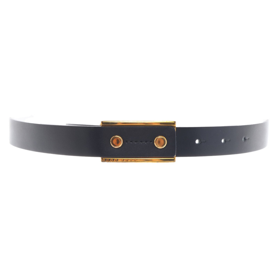 Hugo Boss Belt Leather in Black