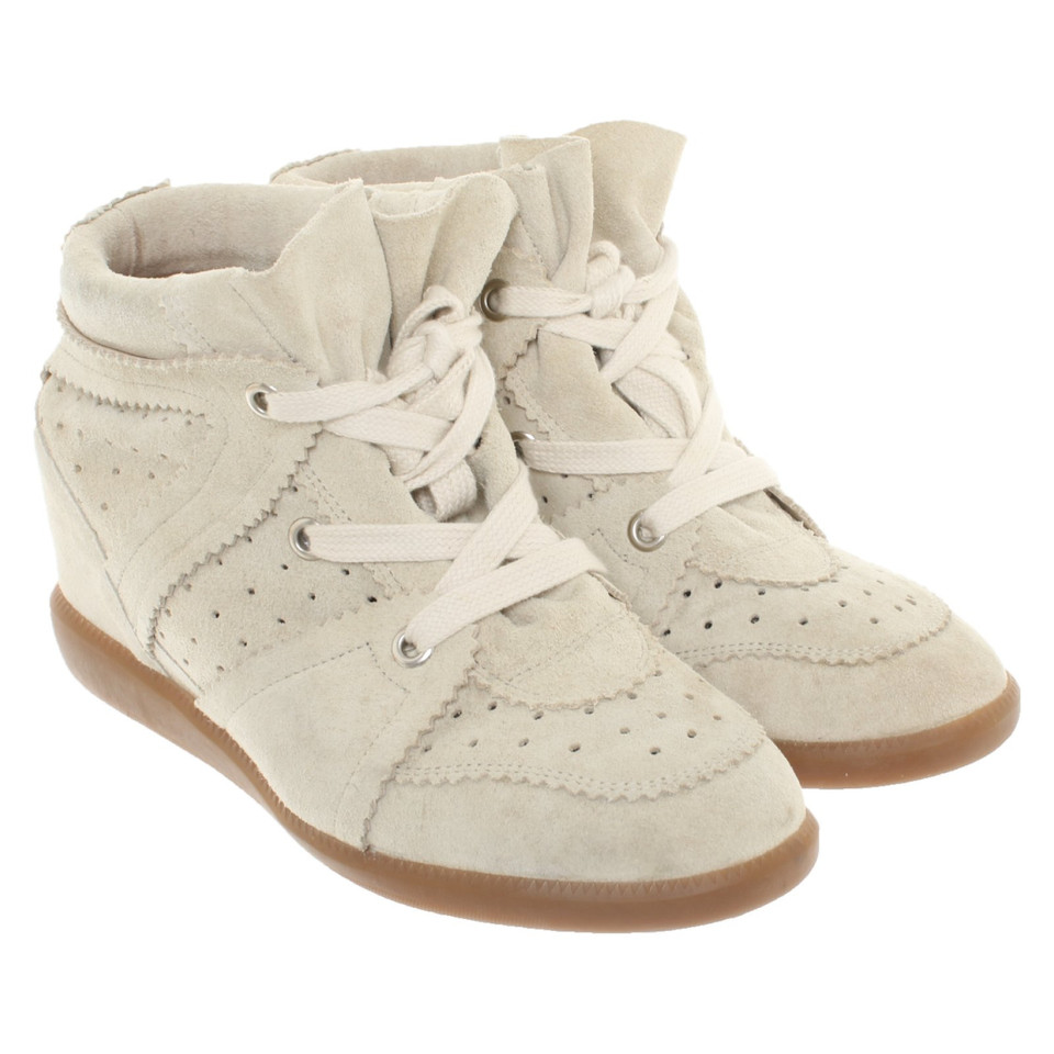 Isabel Marant Trainers Suede in Beige