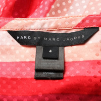 Marc Jacobs Oberteil aus Seide in Rot