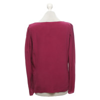 Vanessa Bruno Top Silk in Fuchsia