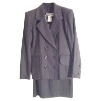 Yves Saint Laurent Costume en Laine en Gris