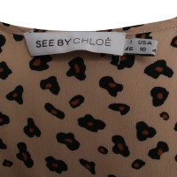 See By Chloé Abito con stampa animalier