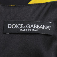 Dolce & Gabbana Jurk met citroen patroon
