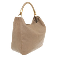 Yves Saint Laurent Tote bag Leather in Beige