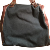 Céline Tote bag in Cotone in Nero