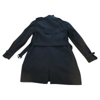 Burberry Jacke/Mantel aus Baumwolle in Schwarz