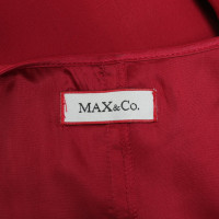 Max & Co Robe en Soie en Rouge