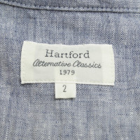 Hartford camicetta di lino in blu