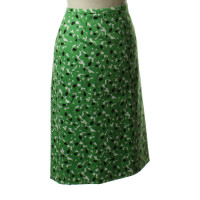Hugo Boss Patterned skirt in green