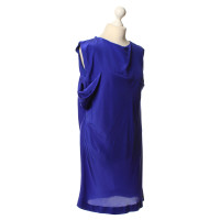 Maison Martin Margiela Mouwloos jurk in blauw