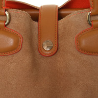 Loewe Suede leather handbag in Brown