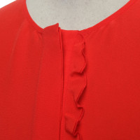 Hugo Boss Zijden blouse in rood