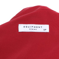 Equipment Seidenbluse in Rot