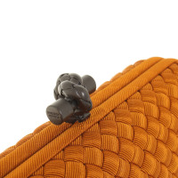 Bottega Veneta '' Stretch Knot Bag '' dans la rouille orange,