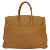 Hermès Birkin Bag 35 aus Leder in Ocker