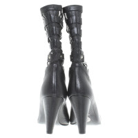 By Malene Birger Leather ankle boots with cut-outs