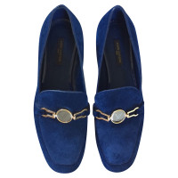Louis Vuitton Slippers/Ballerinas Suede in Blue