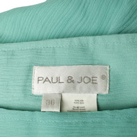 Paul & Joe Silk skirt in turquoise