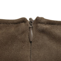 Marc Cain Suede Gonna a Gray-Brown