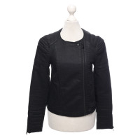 All Saints Jacket/Coat Cotton in Black