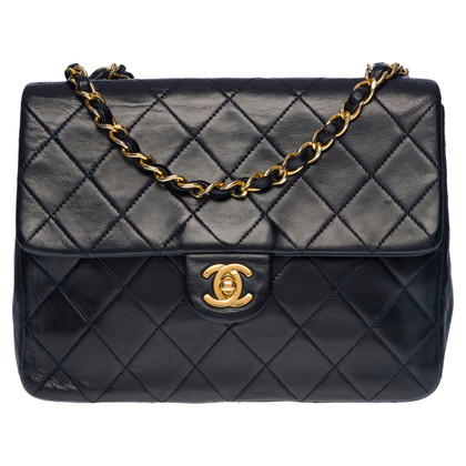 Chanel Timeless Mini Rectangle Leather in Blue