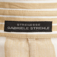 Strenesse Blue Striped Blouse in white/beige