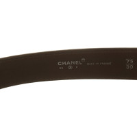 Chanel Gürtel aus Leder in Braun
