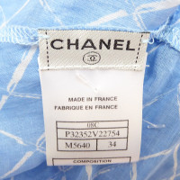 Chanel Robe en coton imprimé