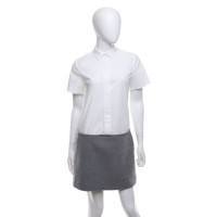 Club Monaco Business Dress in White / grey