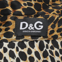 D&G Animal print blouse