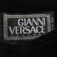 Gianni Versace Velvet pants in black