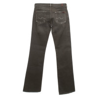 7 For All Mankind Jeans in Dunkelgrün