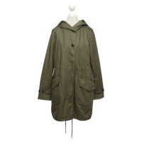 Woolrich Jacket/Coat Cotton in Olive