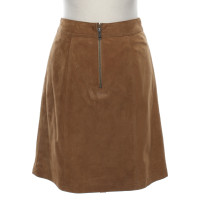 Oakwood Skirt Leather in Brown