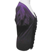 Christian Dior Oberteil aus Baumwolle in Violett