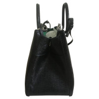 Jil Sander Handbag Patent leather in Black