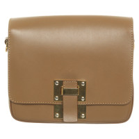 Sophie Hulme Schoudertas Leer in Beige