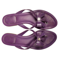 Christian Dior Sandals Leather in Violet