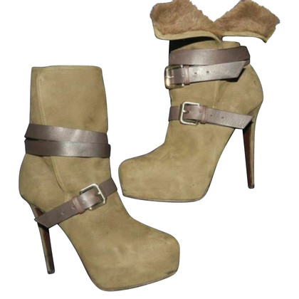 Le Silla  Ankle boots Suede in Olive