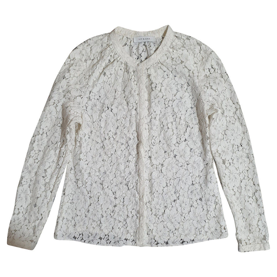 Ivy & Oak Top en Coton en Blanc