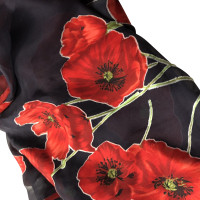 Dolce & Gabbana Zijden sjaal met een bloemmotief
