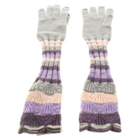 Missoni Guanti in grigio / viola