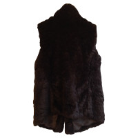 Marc Cain Waistcoat from woven fur