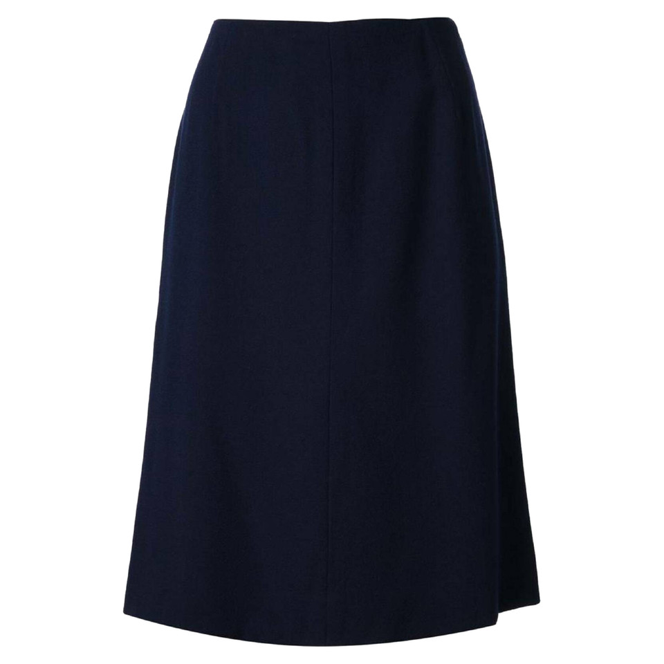 Krizia Skirt Wool in Blue